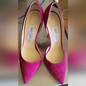 Jimmy Choo 38 Fuschia heels
